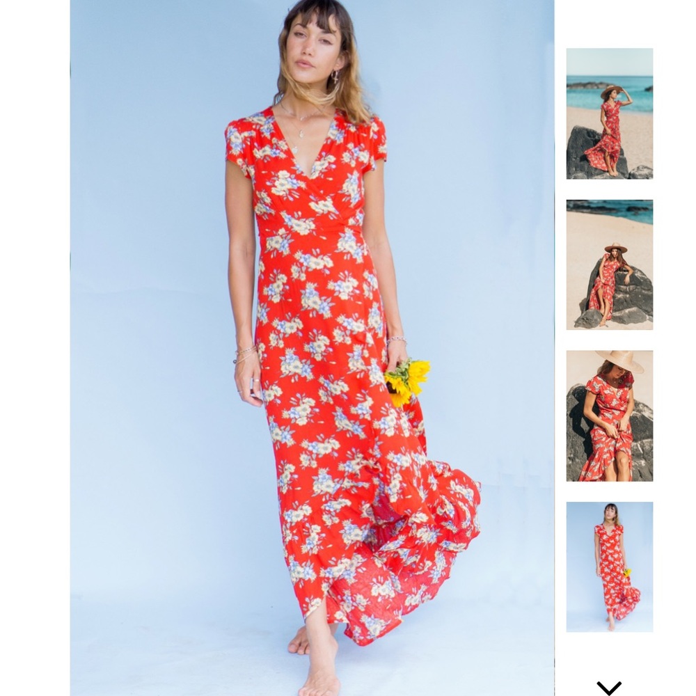 XIX PALMS BYRON WRAP DRESS